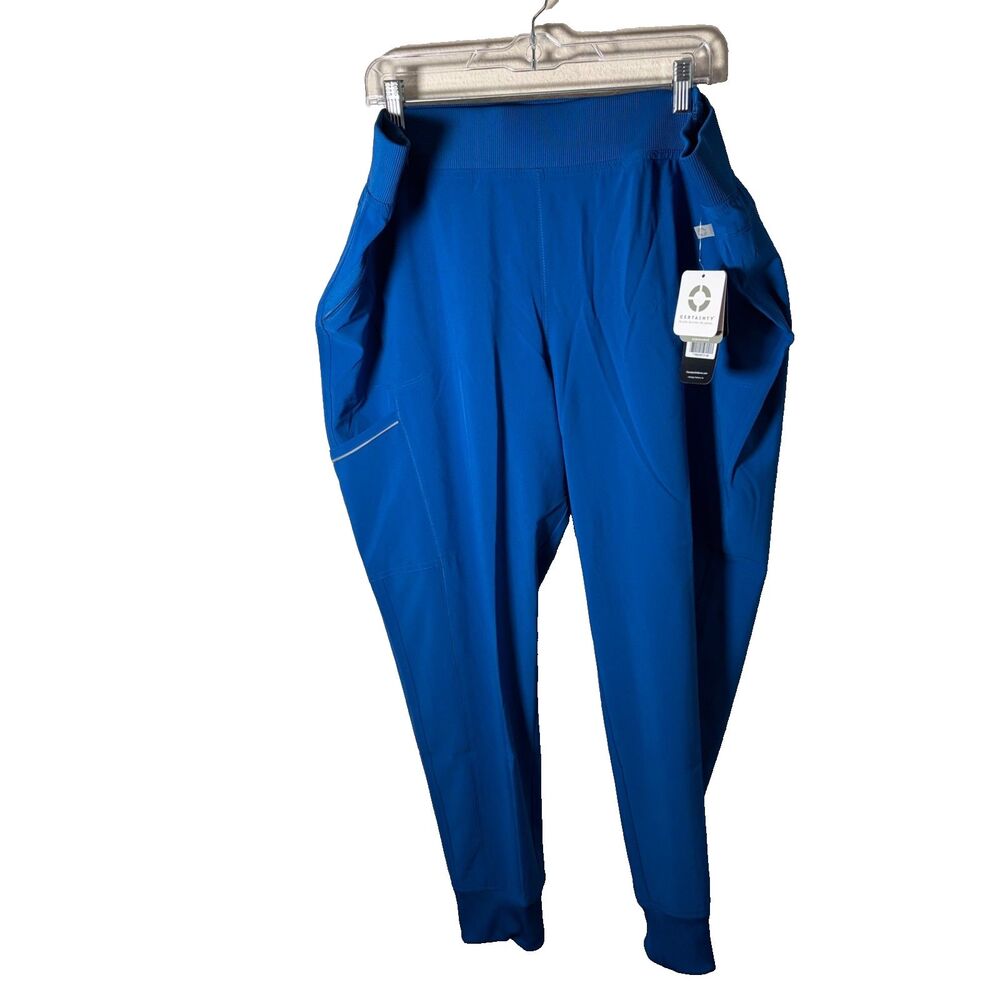 Cherokee Ceranity Blue Pants Women's 2XL Jogger Pockets Pull On